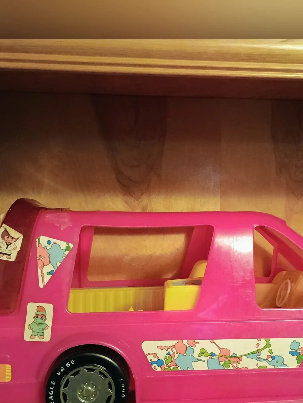 Vintage Barbie Mini Camper Van / | Retro Pink Camper |